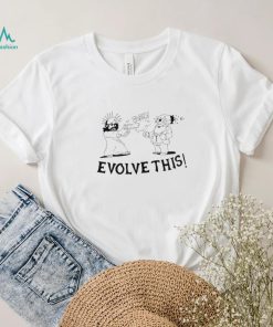 Jesus And Darwin Evolve This Funny Art Shirt