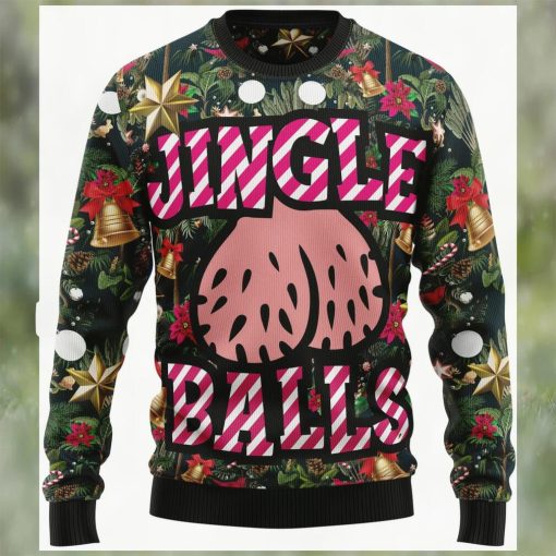 Jingle Balls Christmas Graphic Sweater