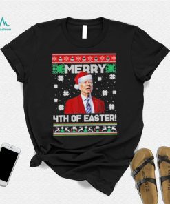 Joe Biden merry 4th of easter ugly christmas shirt