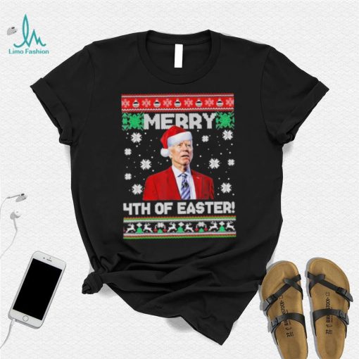 Joe Biden merry 4th of easter ugly christmas shirt