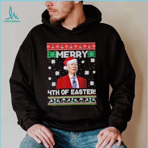 Joe Biden merry 4th of easter ugly christmas shirt