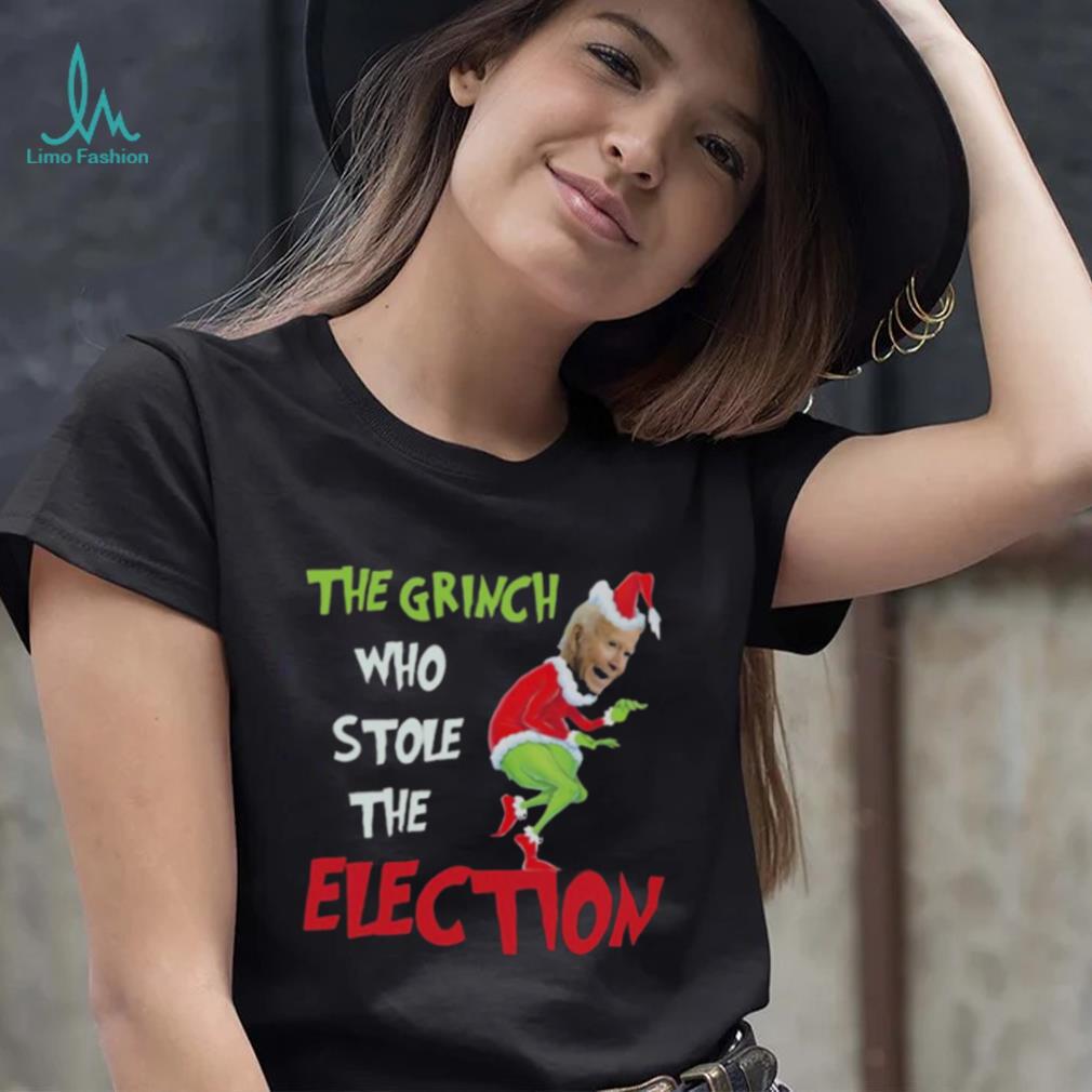 Joe Biden the grinch who stole the election Christmas T shirt