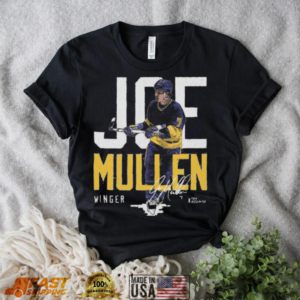 Joe Mullen St. Louis Blue Winger Signature Shirt Joe Mullen St. Louis Blue Winger Signature Shirt