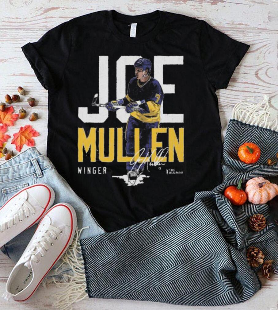 Joe Mullen St. Louis Blue Winger Signature Shirt Joe Mullen St. Louis Blue Winger Signature Shirt
