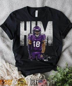 Justin Jefferson Minnesota Vikings Him Bold Signature Shirt