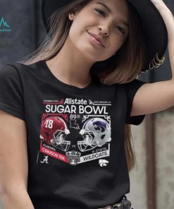 K State vs Alabama Allstate Sugar Bowl 2022 Vintage Helmet Matchup Shirt