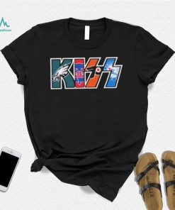 KISS Logo with Philadelphia Sports Team Logos Shirt