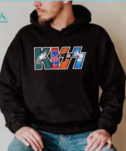 KISS Logo with Philadelphia Sports Team Logos Shirt