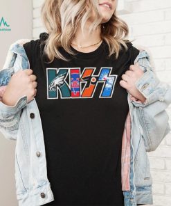 KISS Logo with Philadelphia Sports Team Logos Shirt