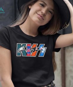 KISS Logo with Philadelphia Sports Team Logos Shirt