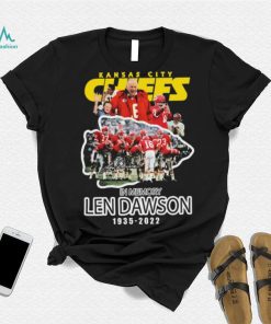 Kansas City Chiefs In Memory Len Dawson 1935 2022 Shirt