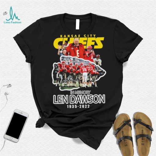 Kansas City Chiefs In Memory Len Dawson 1935 2022 Shirt