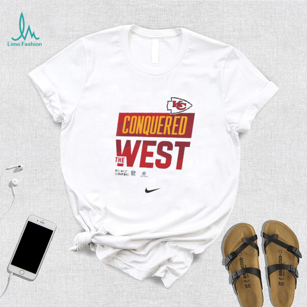 Kansas City Chiefs Conquered The West 2022 AFC West Division Champions Shirt  - Limotees