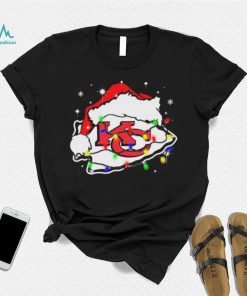 Kansas City Chiefs Santa Hat Christmas Light Shirt