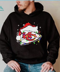 Kansas City Chiefs Santa Hat Christmas Light Shirt