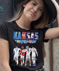 Kansas Sports Witt Jr Mahomes Martinez And Jalen Wilson Signatures Shirt