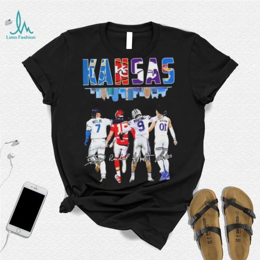 Kansas Sports Witt Jr Mahomes Martinez And Jalen Wilson Signatures Shirt