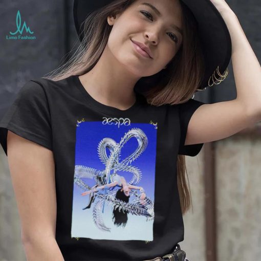 Karina Aespa savage graphic shirt