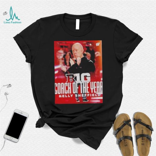 Kelly sheffield 2022 big ten conference coach of the year wisconsin volleyball shirt