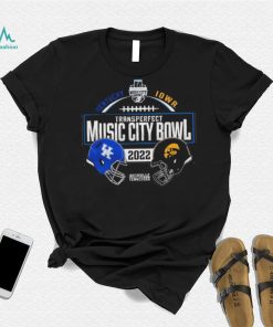 Kentucky Wildcats Vs Iowa Hawkeyes 2022 Transperfect Music City Bowl Match up Shirt