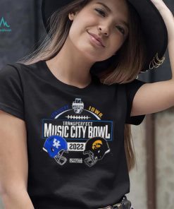 Kentucky Wildcats Vs Iowa Hawkeyes 2022 Transperfect Music City Bowl Match up Shirt