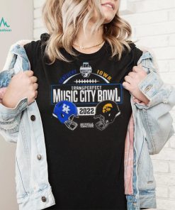 Kentucky Wildcats Vs Iowa Hawkeyes 2022 Transperfect Music City Bowl Match up Shirt