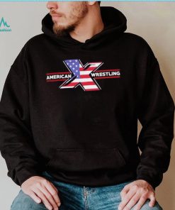 Kevin Kelly American Wrestling American flag logo shirt