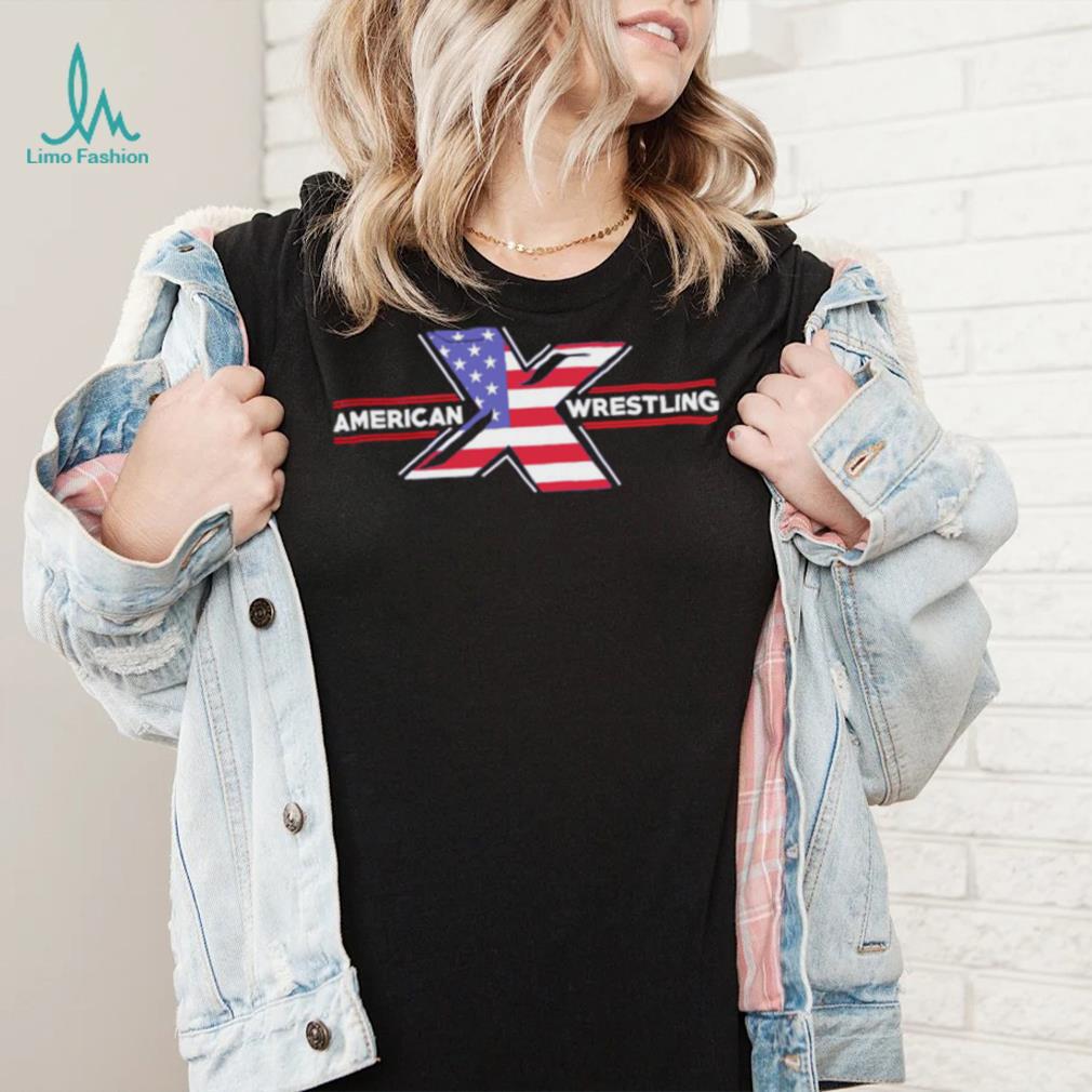 Kevin Kelly American Wrestling American flag logo shirt Kevin Kelly American Wrestling American flag logo shirt