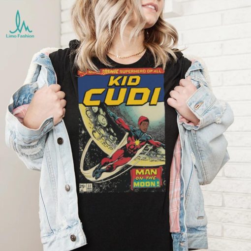 Kid Cudi Comic Design Superman Parody shirt