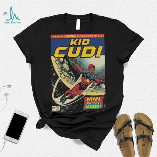 Kid Cudi Comic Design Superman Parody shirt