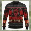 Firefighter Xmas Jumper Holiday Pullover   Retro Christmas Sweater   Ugly Christmas Sweater