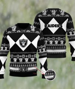 Las Vegas Raiders NFL Black Christmas Sweater