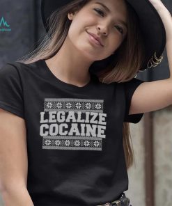 Legalize cocaine tacky Ugly Christmas sweatshirt