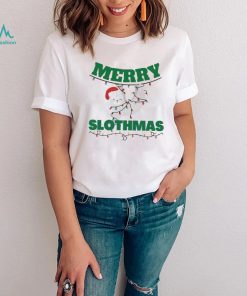 Lets Celebrate Christmas 2022 Funny Moments Sloth Make Me Up When Is Christmas Merry Shirt1