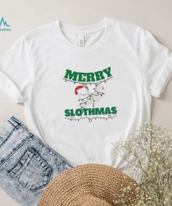 Lets Celebrate Christmas 2022 Funny Moments Sloth Make Me Up When Is Christmas Merry Shirt2