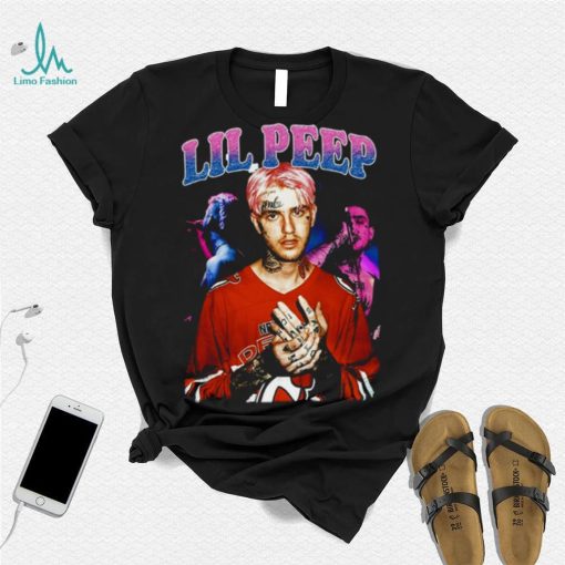 Lil Peep Pink Hair Boy Design Rap Music shirt