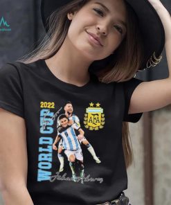 Lionel Messi And Julian Alvarez Celebration Argentina World Cup 2022 Shirt