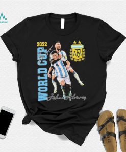 Lionel Messi And Julian Alvarez Celebration Argentina World Cup 2022 Shirt
