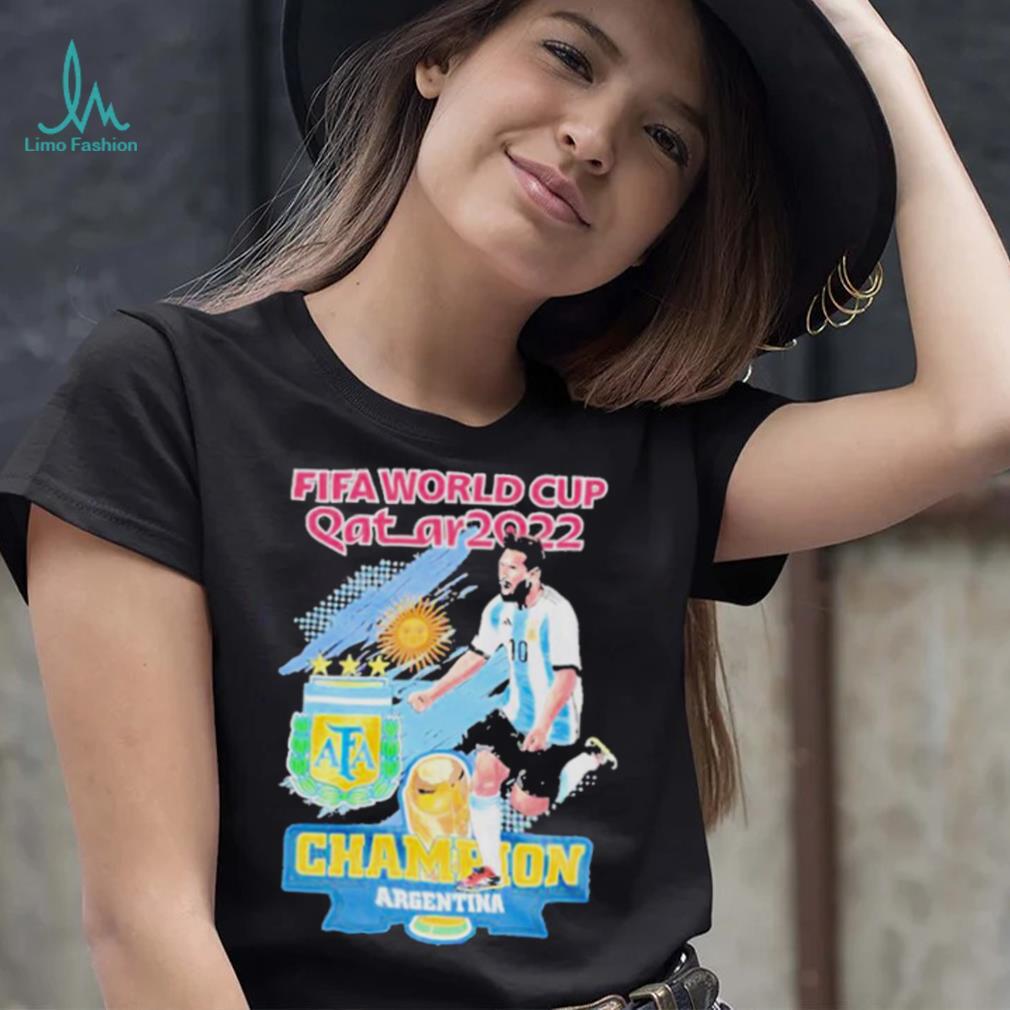 Lionel Messi Argentina Champion 2022 Qatar World Cup Shirt Lionel Messi Argentina Champion 2022 Qatar World Cup Shirt