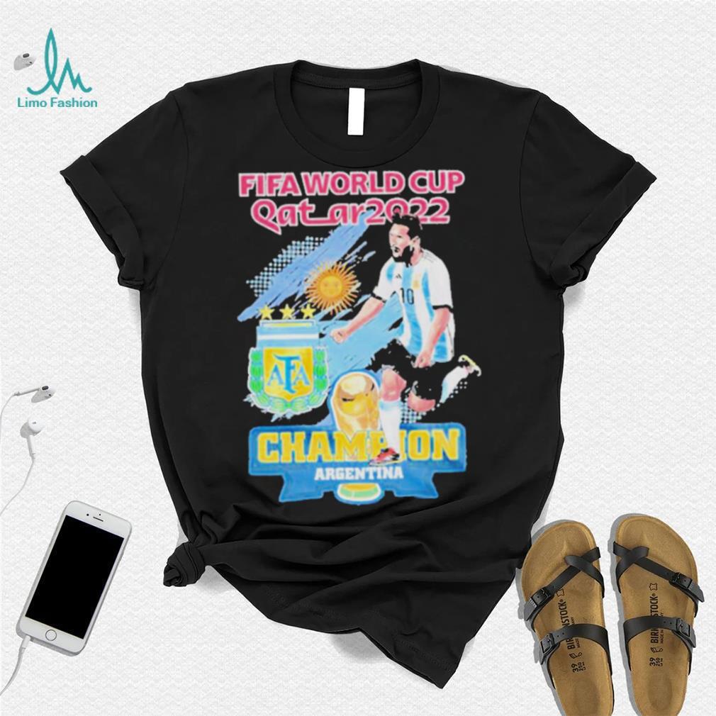 Lionel Messi Argentina Champion 2022 Qatar World Cup Shirt Lionel Messi Argentina Champion 2022 Qatar World Cup Shirt