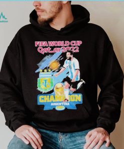 Lionel Messi Argentina Champion 2022 Qatar World Cup Shirt