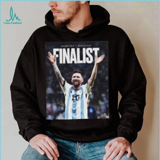 Lionel Messi Argentina National Team Champion World Cup Vintage Shirt