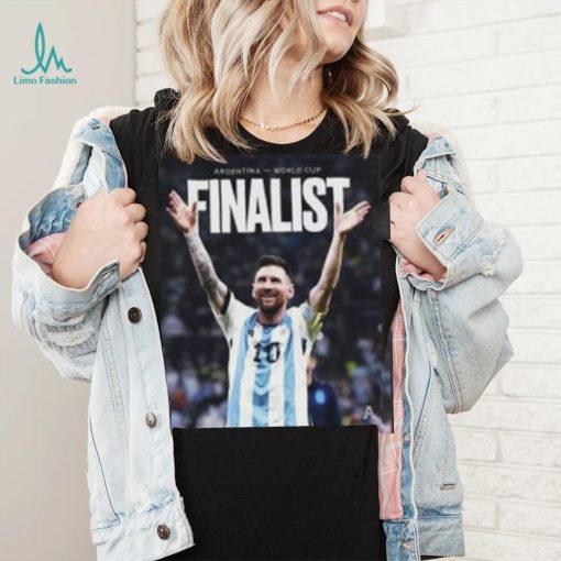 Lionel Messi Argentina National Team Champion World Cup Vintage Shirt