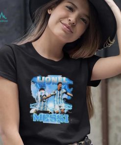 Lionel Messi Argentina Vintage Bootleg Style T shirt