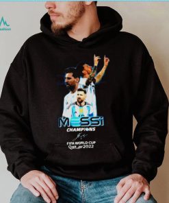 Lionel Messi Champions Fifa World Cup Qatar 2022 Signature Shirt
