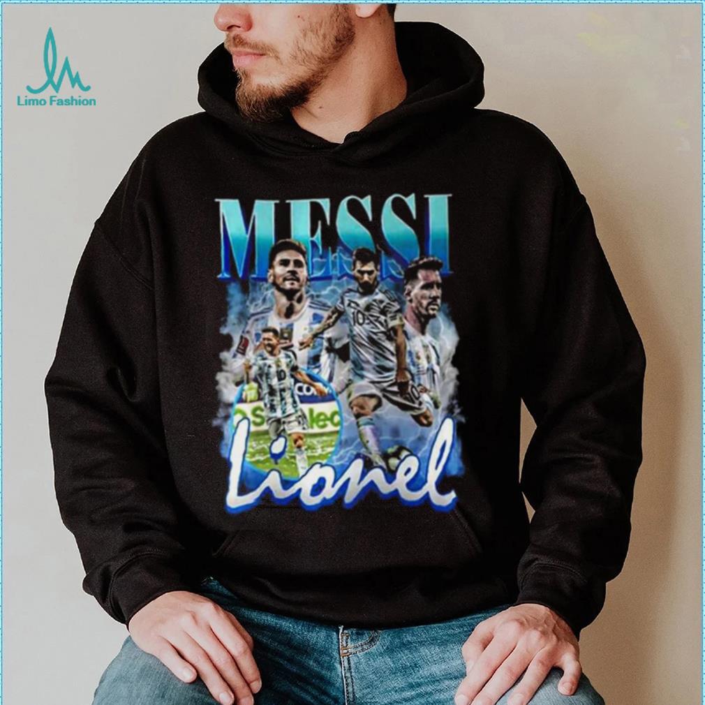 Lionel Messi Legends Goats Qatar World Cup 2022 Champion T Shirt Hoodie