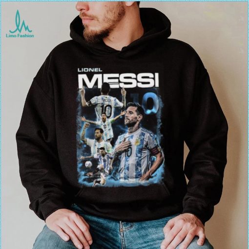 Lionel Messi Retro 90s Qatar World Cup T shirt