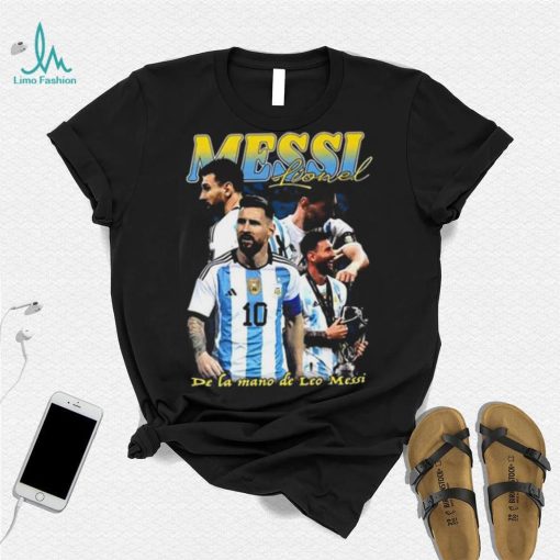 Lionel Messi Vintage Bootleg 90s Champions World Cup 2022 Shirt Hoodie