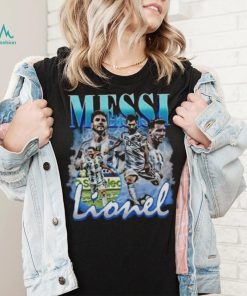 Lionel Messi Vintage Bootleg Champions World Cup 2022 Football Shirt