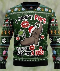 Little Elephant Didn_t Fart My Butt Blew You A Kiss 3D Sweater